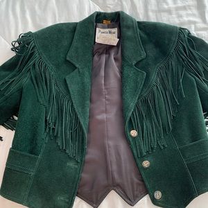 Equestrian Fringe Leather Jacket
